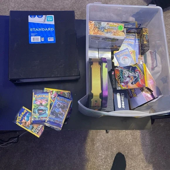 Pokémon mystery box and a full binder